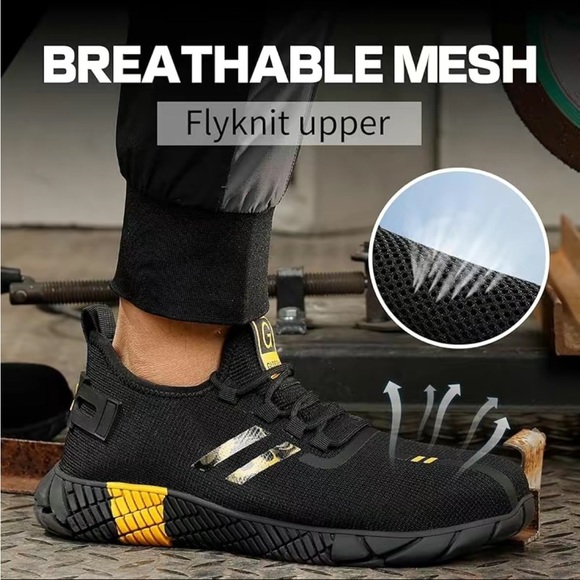 Steel toe shoes for work. New in box mens 11 - Picture 4 of 7